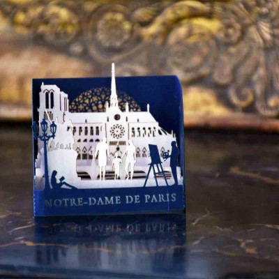 Carte Pop Up Notre Dame De Paris Fabriquee En France