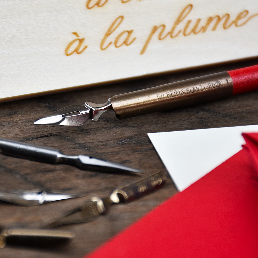 Coffret de calligraphie pour écrire à la plume et à l