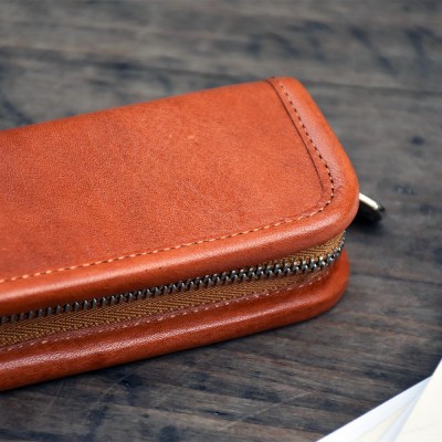 Small leather pen case - S size - 3 colours