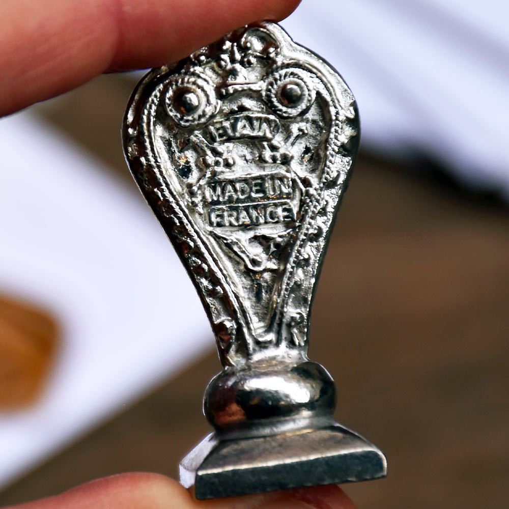 Napoleon Imperial Eagle symbol wax seal stamp in pewter L'Ecritoire