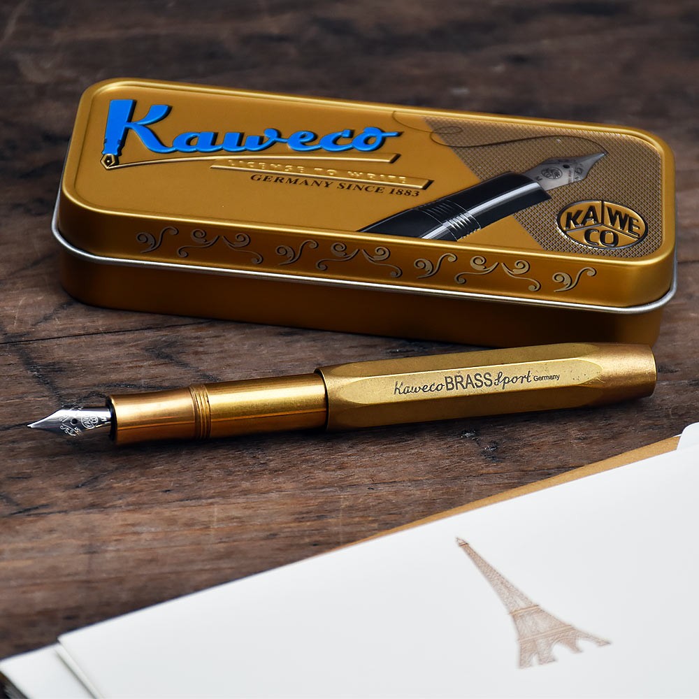 Brass Kaweco Sport Fountain Pen