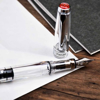 TWSBI Diamond 580 Clear Fountain Pen - Extra Fine