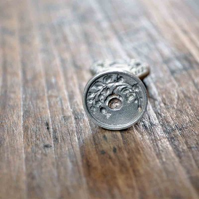 Little sun symbol wax seal stamp in pewter - L'Ecritoire