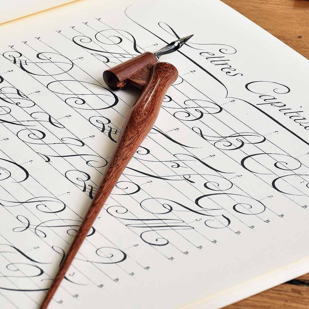 Porte Plume Coude En Bois Et Fabrique En France