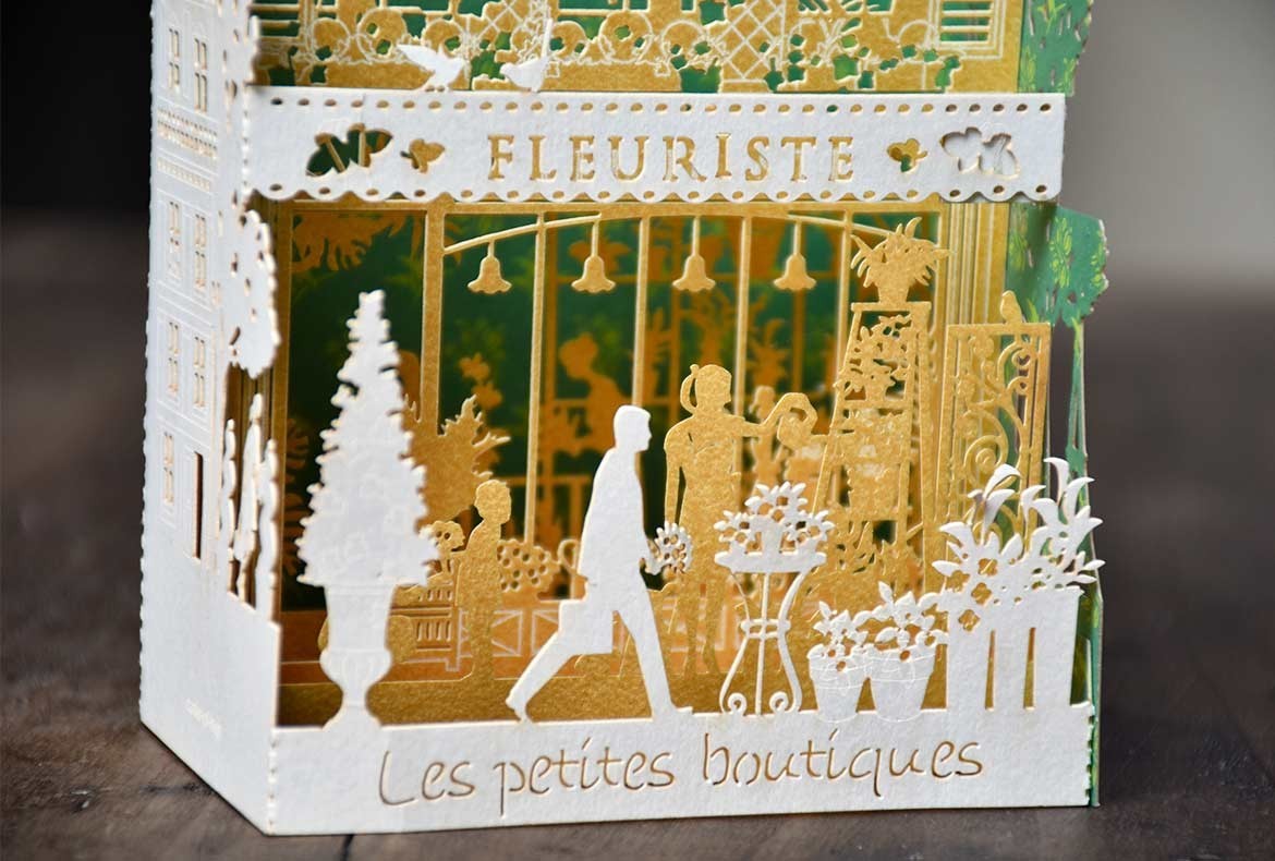 Visite à l'atelier des cartes pop-up